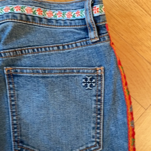 Embroidered TORY BURCH Amy  JEANS!!! - Picture 9 of 10